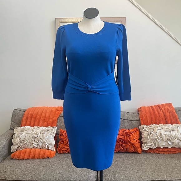❣️🆕New York & Company French Blue Sweater Dress❣️ - Picture 2 of 9